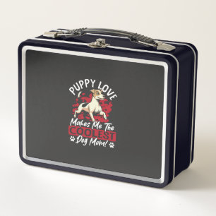 Puppy Love the Coolest Dog Mum! My Mum Is Cool Dog Metal Lunch Box