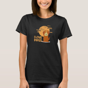 Puppy Lover I Love Dog Animal Rescue Pet Owner Dog T-Shirt