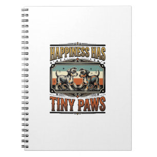 Puppy Lover Shirt Vintage Engraving Dog Humour Des Notebook