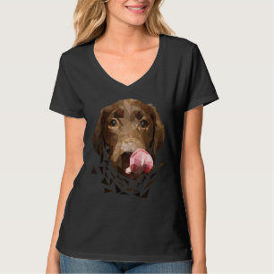 Puppy Low Polygon Labrador Image T-Shirt