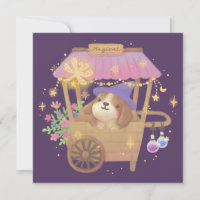 Puppy Magician: Vintage Magical Vendor Cart
