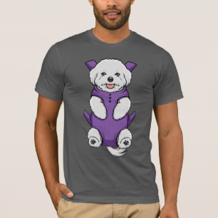 Puppy Maltese Baby Carrier T-shirt Men