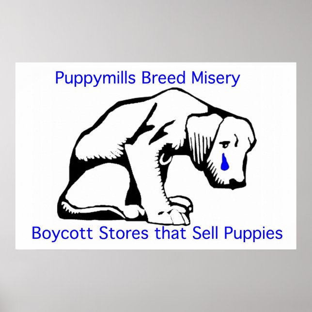 Puppy Mills Breed Misery Poster (Front)