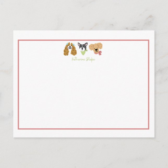 Puppy Note Card (Front)