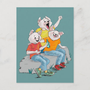 Puppy Pack Postcard