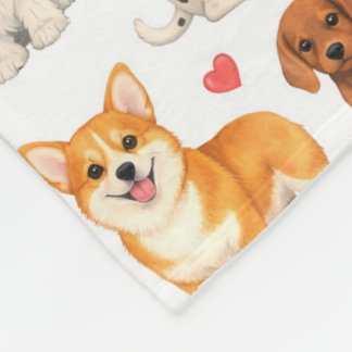 Puppy Pals Playground Fleece Blanket