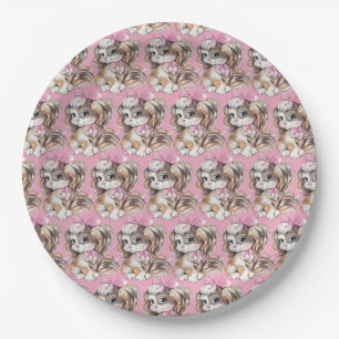 Puppy Paper Plates