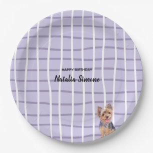 Puppy Party Plate - Yorkie