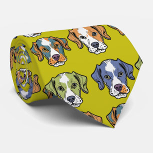 Puppy Pattern Neck Tie