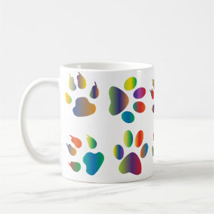 Puppy Paw Prints Coffee Mug