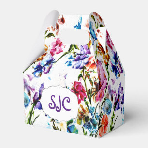 PUPPY PAW PRINTS FAVOR BOX