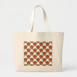 Puppy Paws Large Tote Bag