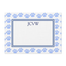 Puppy Paws Note Card