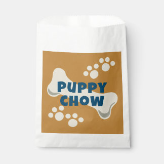 Puppy Pawty Birthday Snack Favour Bags
