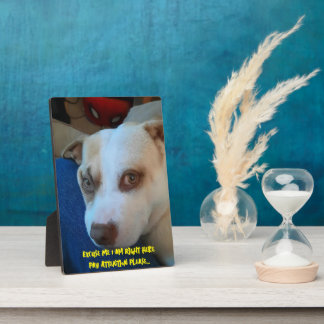 Puppy Pedestal Sign Plaque