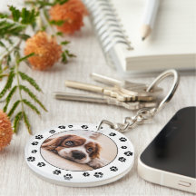 Puppy Photo Black Pawprints