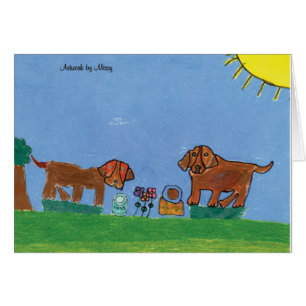 Puppy Picnic Card