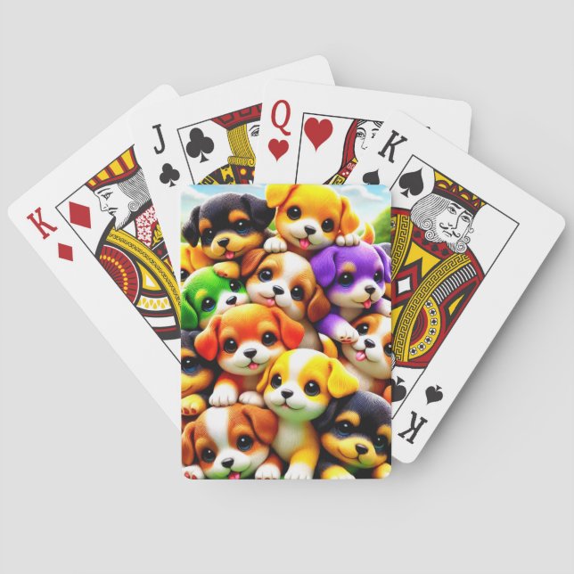 Puppy Pile Playing Cards (Back)
