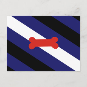 Puppy Play Pride Flag Postcard
