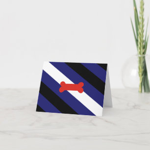 Puppy Play Pride Flag Thank You Card