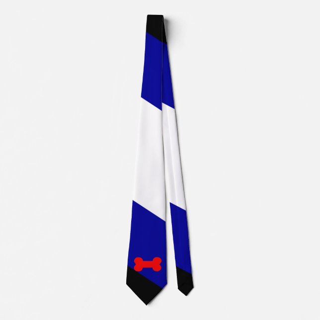 Puppy Play Pride Flag  Tie (Front)
