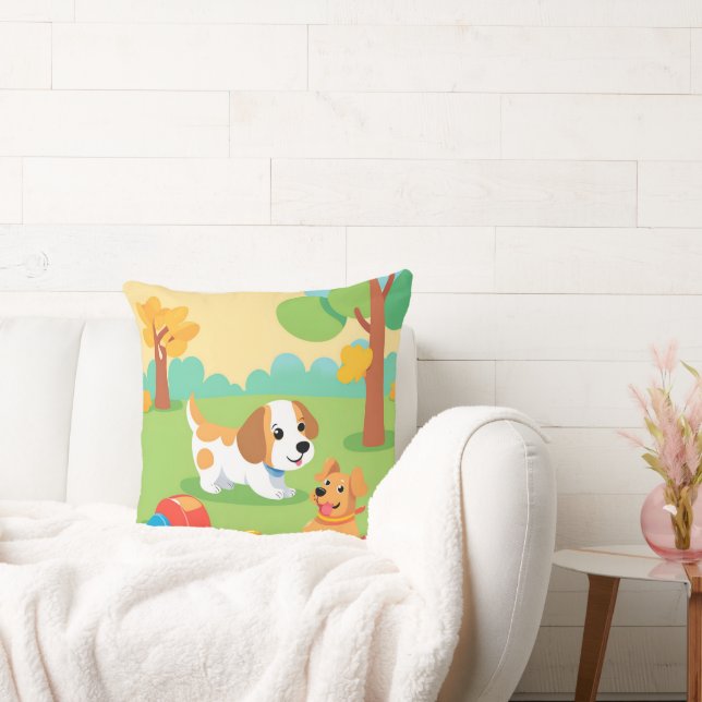 Puppy Playland Cushion (Couch)