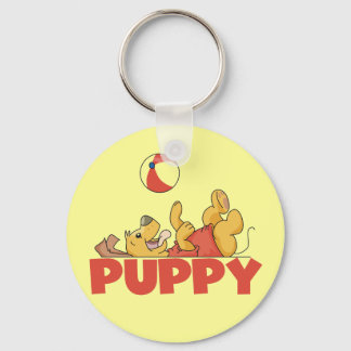 Puppy Plays TShirts and Gifts Key Ring