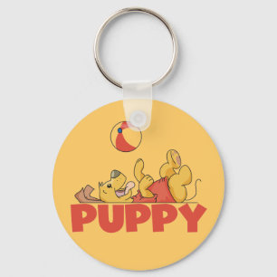 Puppy Plays TShirts and Gifts Key Ring