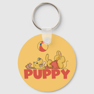 Puppy Plays TShirts and Gifts Key Ring