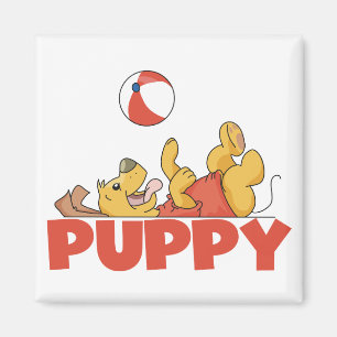 Puppy Plays TShirts and Gifts Magnet