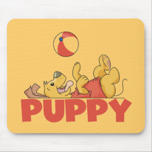 Puppy Plays TShirts and Gifts Mouse Mat