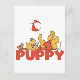 Puppy Plays TShirts and Gifts Postcard