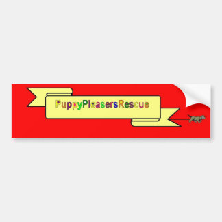 PUPPY PLEASERS RESCUE LOGO STICKER