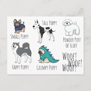 Puppy Poem Postcard