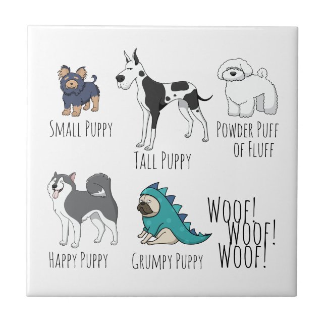 Puppy Poem Tile (Front)