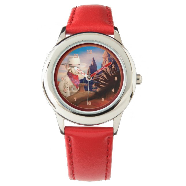 PUPPY PONY EXPRESS DALMATIAN ROUGH RIDER WATCH (Front)