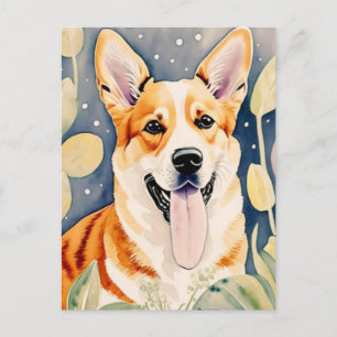 puppy postcard