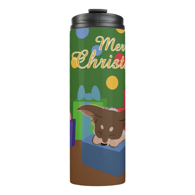 Puppy Present Thermal Tumbler (Front)