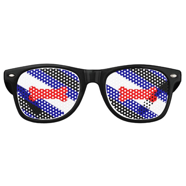 Puppy Pride Flag Sunglasses (Front)
