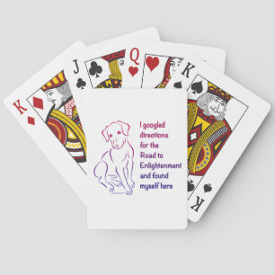 Puppy Road to Enlightenment Playing Cards