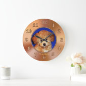 Puppy Room Ideas w/ Cute Puppy Clock or YOUR PHOTO (Home)