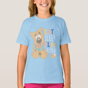 Puppy Scooby-Doo "Eat, Sleep, Play, Repeat" T-Shirt