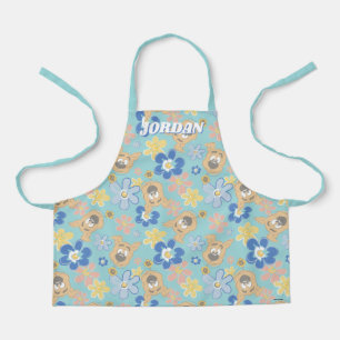 Puppy Scooby-Doo Flower Pattern Apron