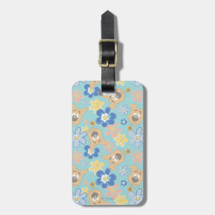 Puppy Scooby-Doo Flower Pattern Luggage Tag