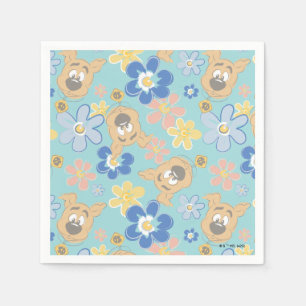 Puppy Scooby-Doo Flower Pattern Napkin