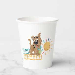 Puppy Scooby-Doo "Hello Sunshine" Paper Cups