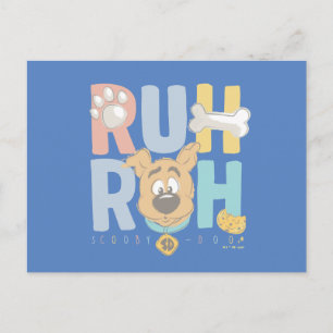 Puppy Scooby-Doo "Ruh Roh" Postcard
