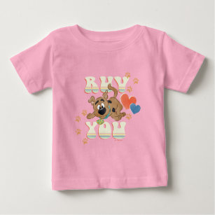 Puppy Scooby-Doo "Ruv You" Baby T-Shirt