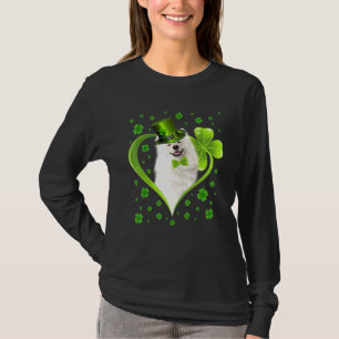Puppy Shamrock American Eskimo Dog St Patrick S Da T-Shirt