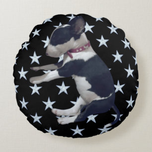 PUPPY SLEEPING ROUND CUSHION